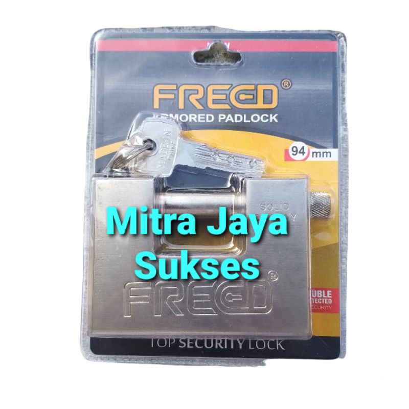 Gembok Pagar Freed 94 mm Armored Padlock