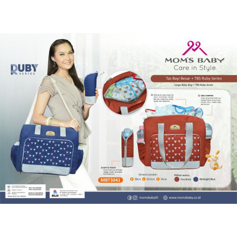 Tas Bayi Besar Mom's Baby Ruby Series