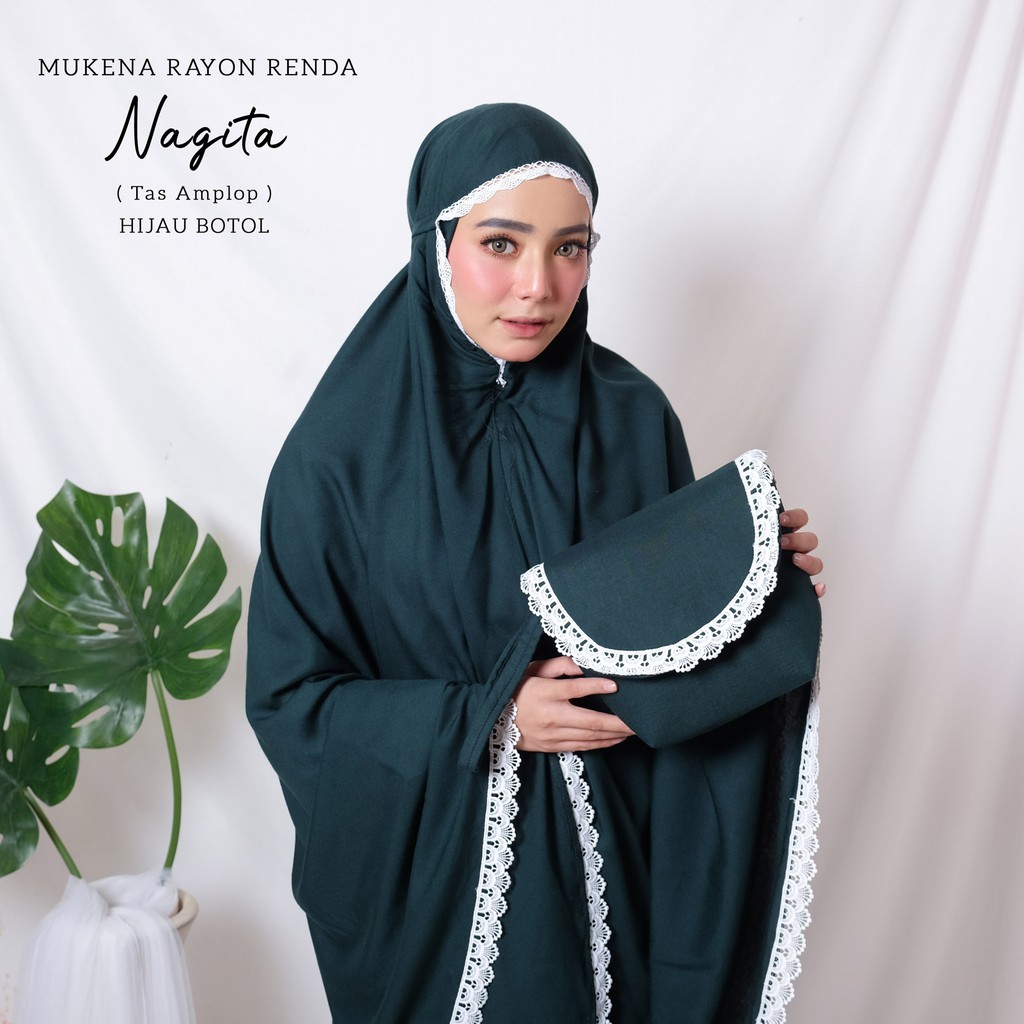 MUKENA BALI TASIK - MUKENA DEWASA RENDA RAYON NAGITA