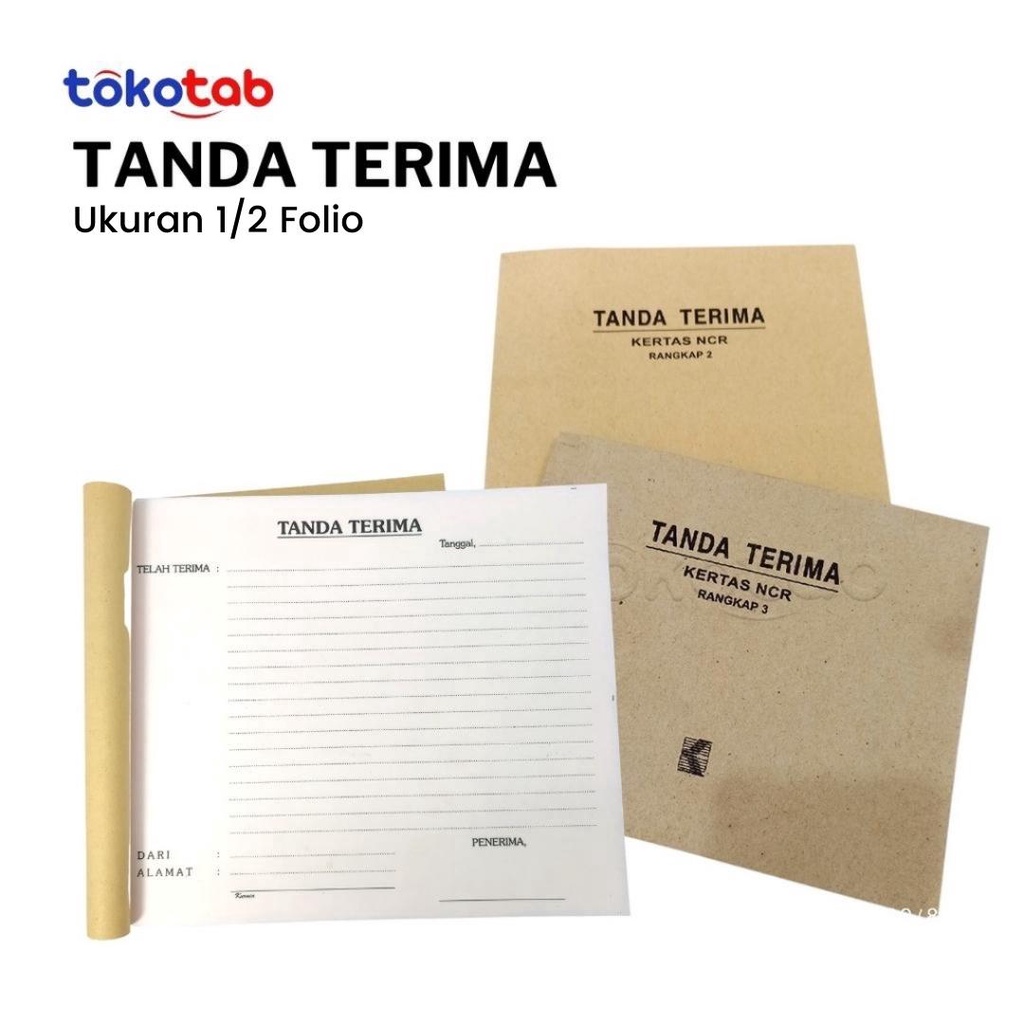 

Tokotab - Tanda Terima KURNIA 1/2F Kertas NCR