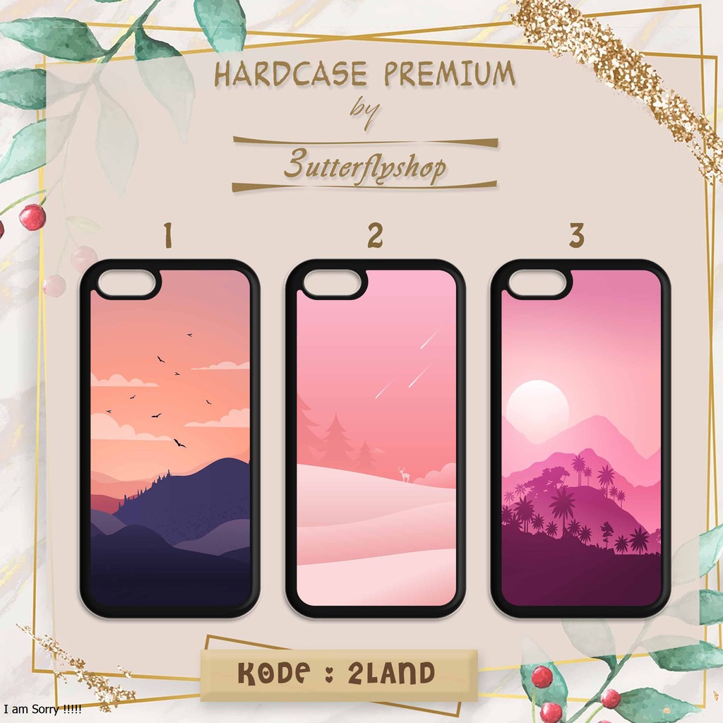 HARDCASE Mountain Panorama view beauty case Oppo Vivo Realme Redmi Xiaomi Samsung Iphone