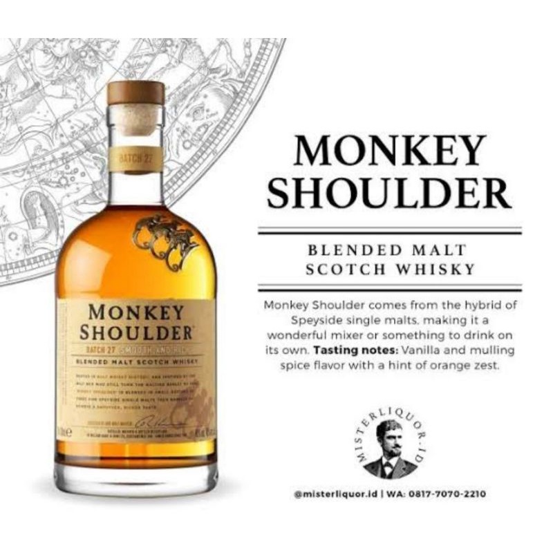 botol bekas miras monkey shoulder