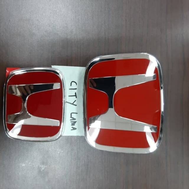 Emblem logo honda city lama ori Logo honda ori merah city