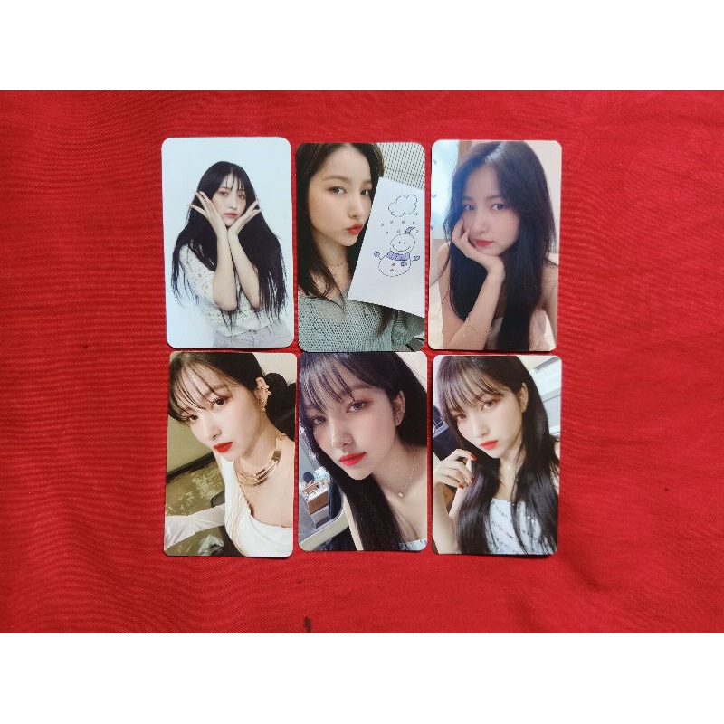 PHOTOCARD GFRIEND SOTS CHEERING EVENT SOWON YERIN EUNHA YUJU SINB UMJI MEMORIA SOTS