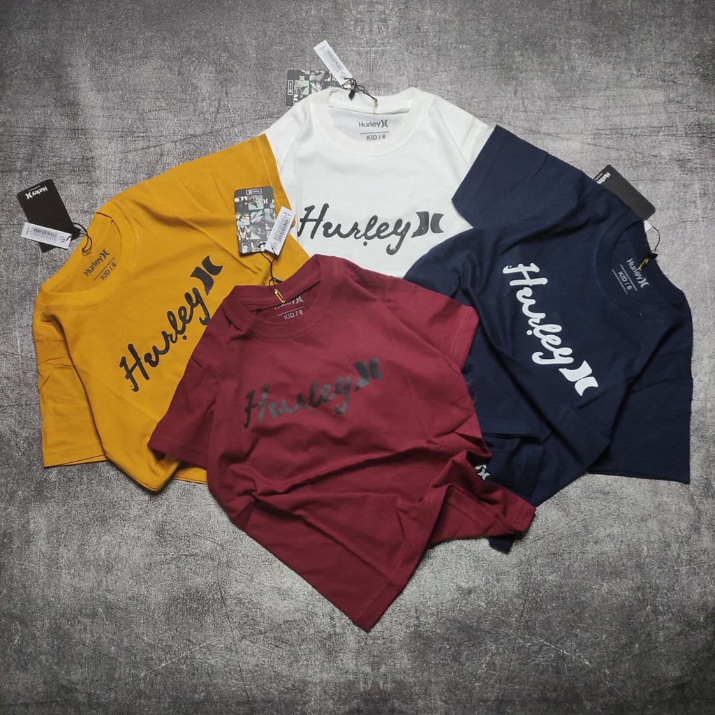 KAOS ANAK HURLEY / TSHIRT ANAK LUCU / ATASAN ANAK HURLEY / TSHIRT KIDS