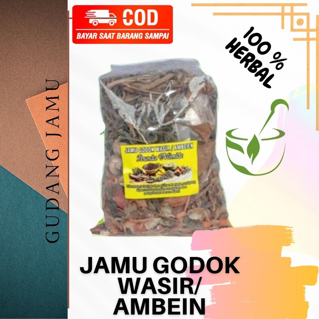 Jamu Godog Wasir / Ambeien / Ambeyen , Khasiat Herbal Untuk melancarkan bab, nyeri, menjaga stamina tubuh