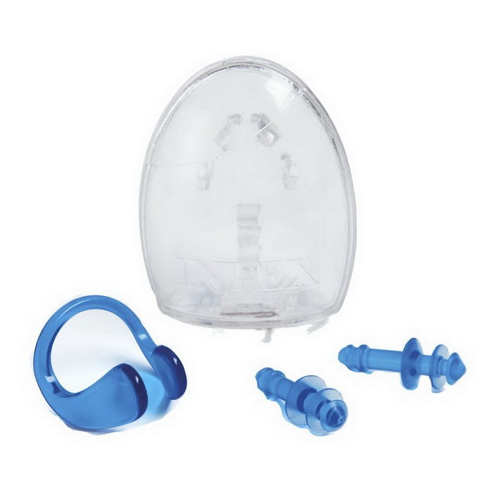 Pelindung Telinga &amp; Hidung Set Swimming with Storage Case INTEX #55609