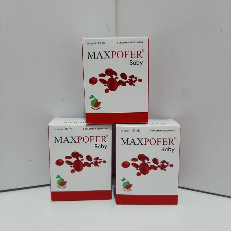 MAXPOFER BABY 15ML SIRUP // MAXPOFER BABY SUPLEMEN ZAT BESI