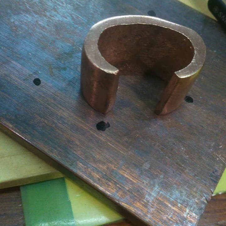 Clamp C TEMBAGA KLEM C grounding 50 atau 70mm