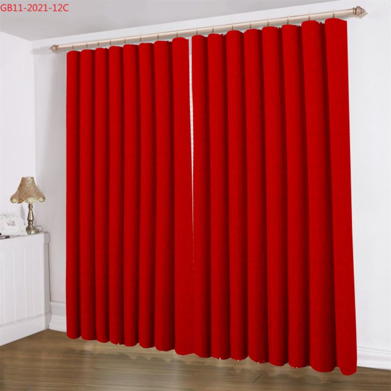 GORDEN SMOKERING RING 12 EMBOS MERAH CABE UK 135 x 220 CM