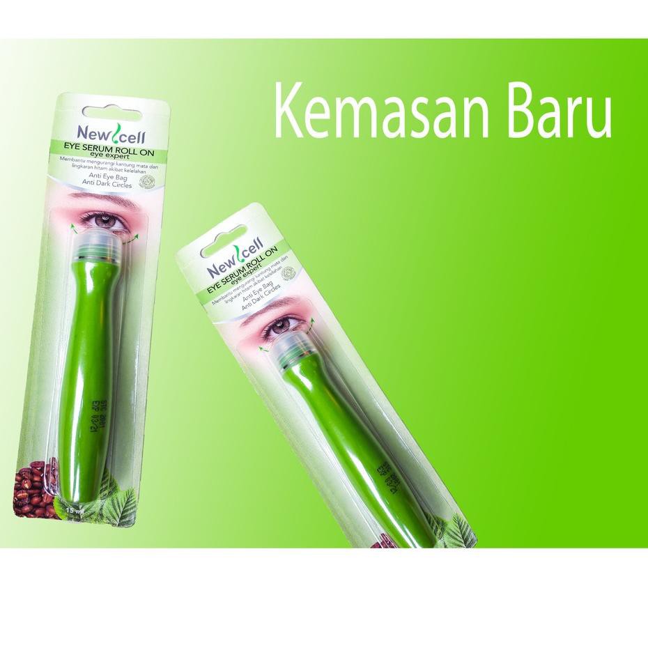 (BISA COD) Purbasari New Cell Eye Serum Roll On Eye Expert