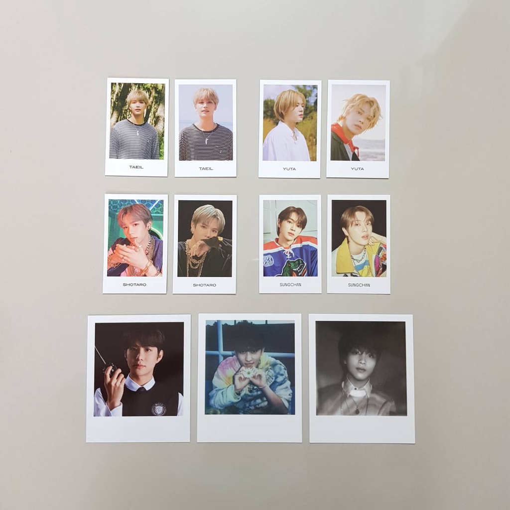 POLAROID MINI KOLBUK TAEIL YUTA FROM HOME, SHOTARO MAKE A WISH, JUNGWOO PHOTOPACK, HAECHAN FUTURE, J