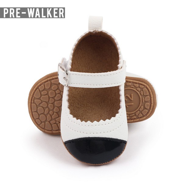 Sepatu Pesta Bayi Perempuan Sol Karet Lembut - Sepatu Prewalker Baby Flatshoes Girl S1230