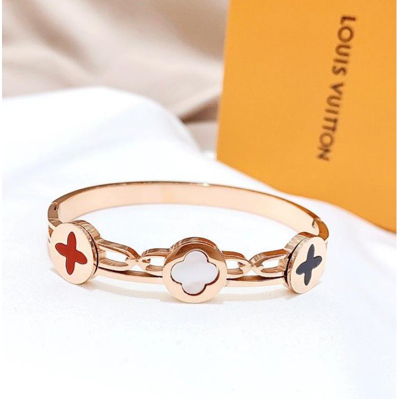 Gelang Titanium asli Premium Quality bahan tebal Stainless steel anti karat Gt188