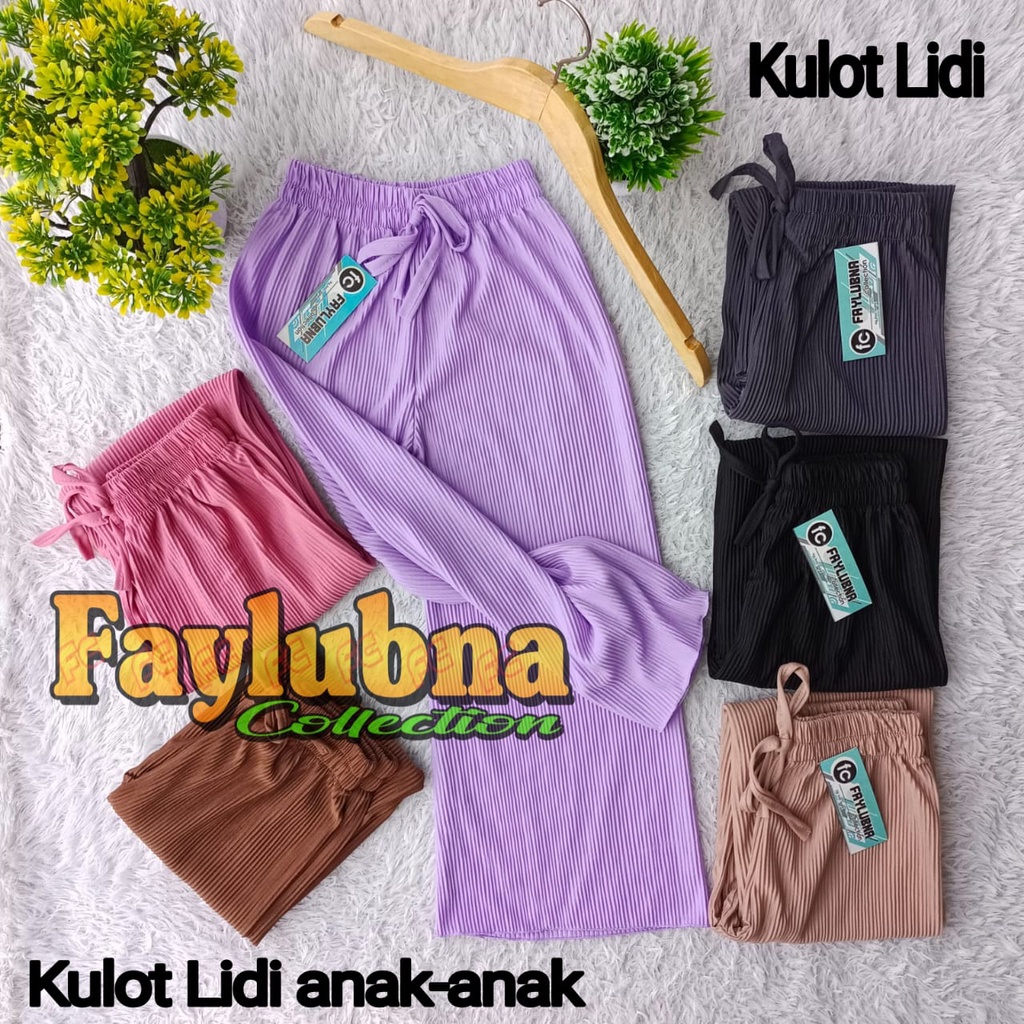 kulot Lidi Anak Usia 4-12 Tahun // Celana Kulot Anak Terbaru // Lidi Kulot Anak Perempuan // Celana Kulot Anak Perempuan // Celana Anak Perempuan // girls pants // girls culottes