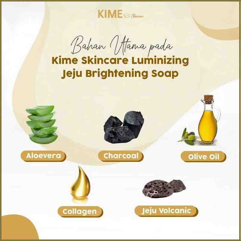 Sabun Kime Original Bpom Fasial Wash Sabun Kime Skincare Original Sabun Korea Glow Pemutih Wajah Permanen Bpom