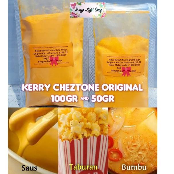 

✰PROMO✰ Kerry Cheztone original cheese powder Keju Bubuk saus keju bumbu tabur popcorn kentang