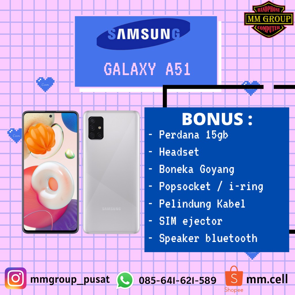 HP SAMSUNG A51 RAM 6/128GB & 8/128GB