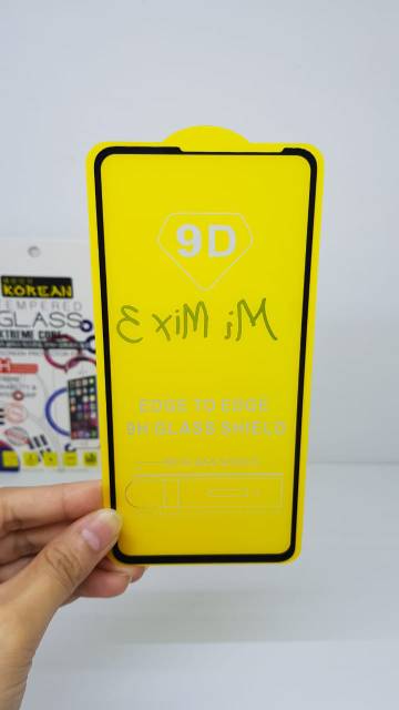 KOREAN Tempered Glass Xiaomi Mi Mix 3 6.39&quot; FULL SCREEN Guard Xiaomi Mimix 3 FULL GLUE FULL LAYAR