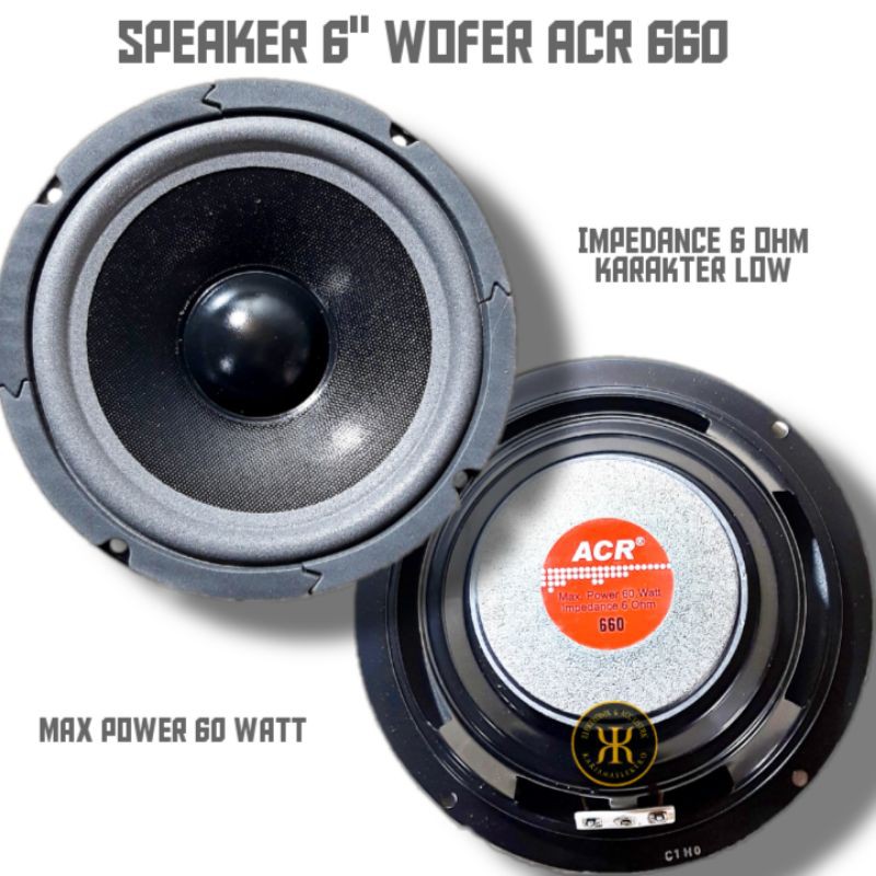 Speaker 6 Inch Acr 660 speaker aktif