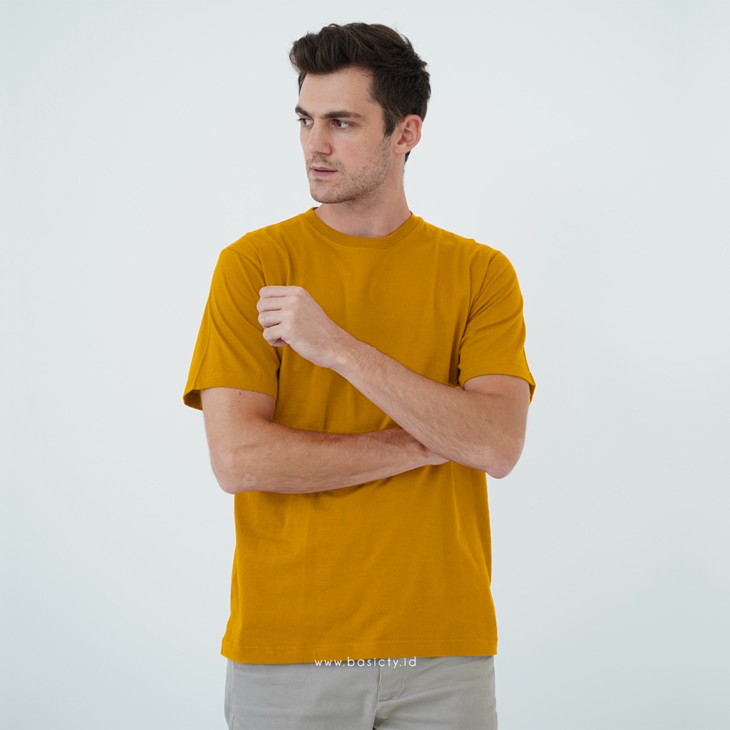 Basicty - Kaos Polos : Mustard