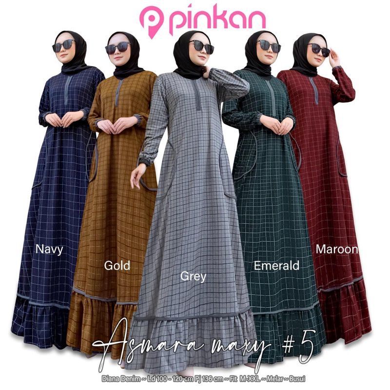 TIARA ASMARA DRESS GAMIS BUSUI BY PINKAN