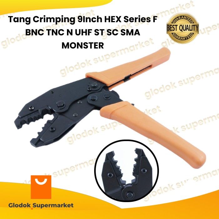 Tang Crimping 9Inch HEX Series F BNC TNC N UHF ST SC SMA MONSTER