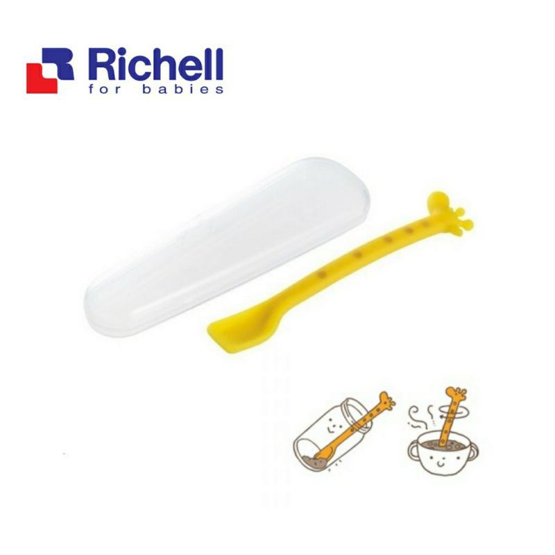 Richell Giraffe Spatula With Case