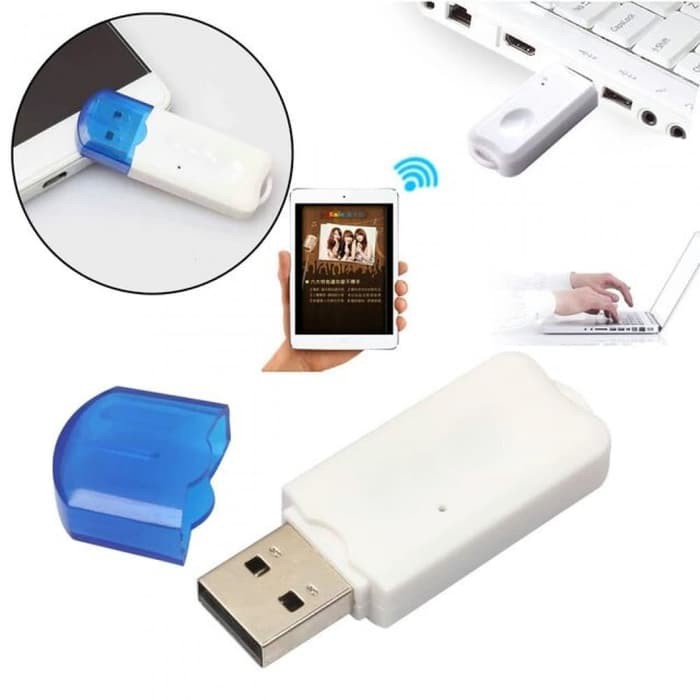 USB Dongle Wireless Adapter Audio Receiver Tanpa Kabel New