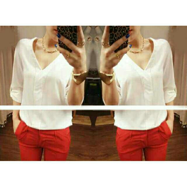 TERBARU Atasan zara putih TERUPDATE