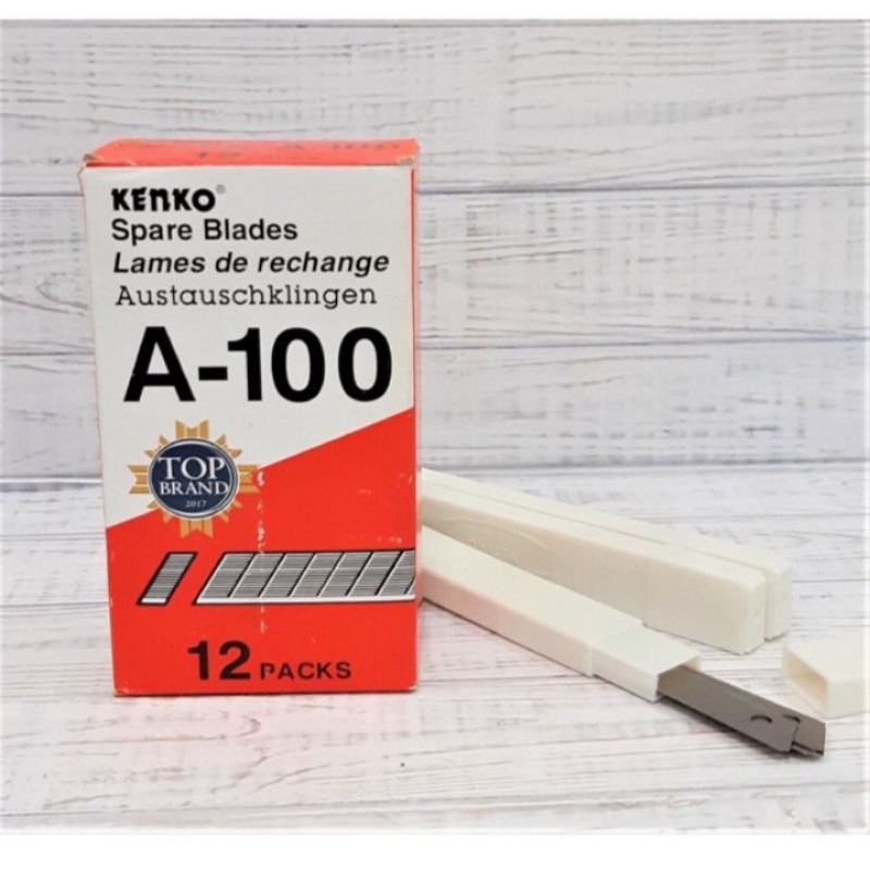 

isi cutter kenko A-100 harga satuan isi 5 pcs