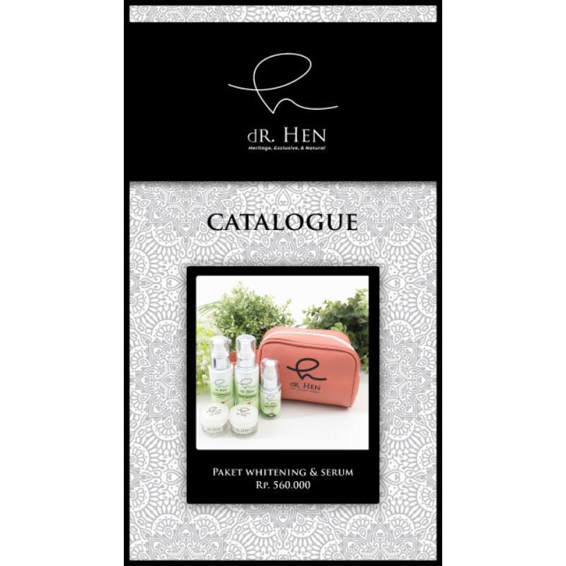 dr.hen / whitening series + serum dr.hen