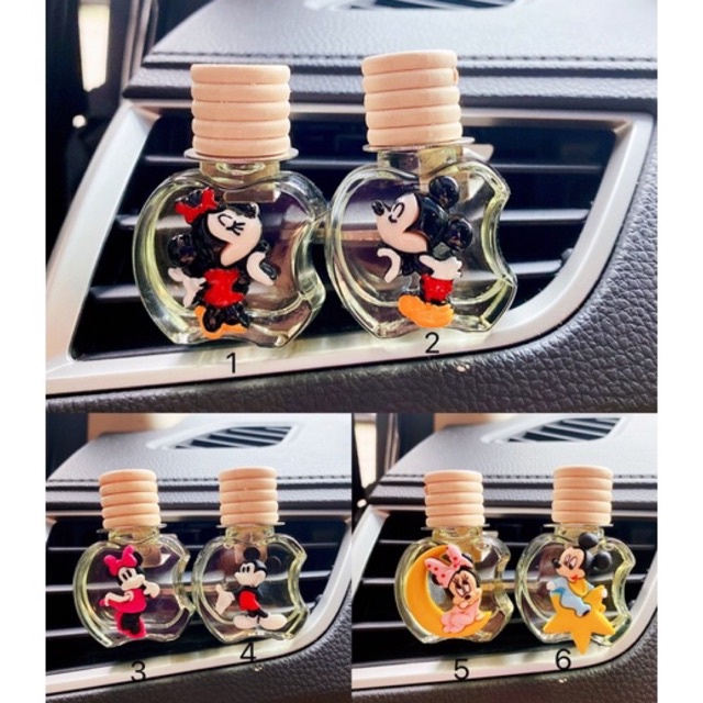 PARFUM KLIP BOTOL ac jepit AC pewangi mobil airfreshener Mickey parfume mobil