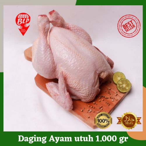 

Daging Ayam Utuh 1000 gr Berkah Lumbung Pangan