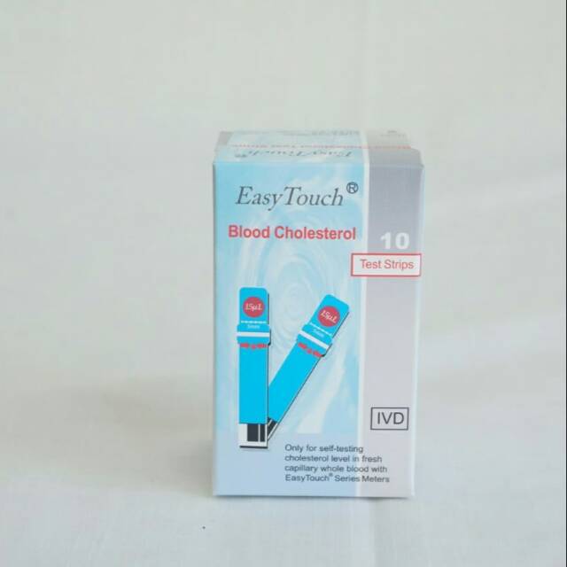 Easy Touch Strip untuk Cholestrol, urid acid, glucose, strip gula darah, strip Asam urat isi 10 dan 