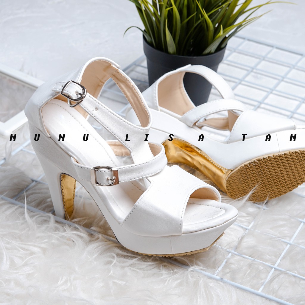 NunuLisaTan - Promo Murah Cod Baru High Heels Wanita Trendy GESPER 2