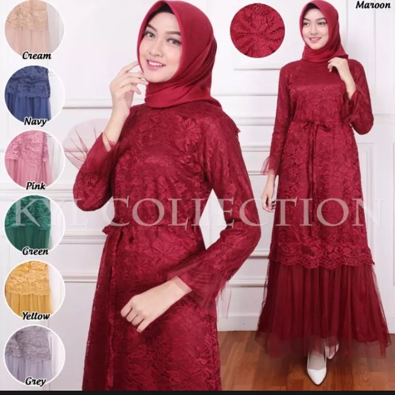 BAJU MUSLIM/BRIDESMAIDS/ GAUN BRIDESMAIDS/ GAMIS BRUKAT/ BAJU PESTA/GAMIS SERAGAM MUSLIM/GAMIS