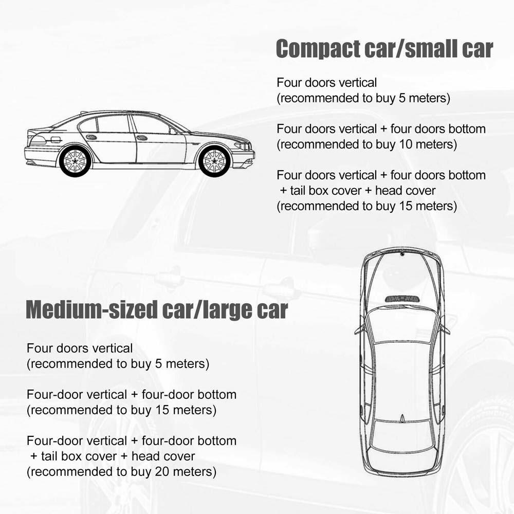 Lanfy Pelindung Tepi Pintu Mobil U-shape Noise Insulation Accessories Auto Roof Sealant Protector Edge Sealing Strips