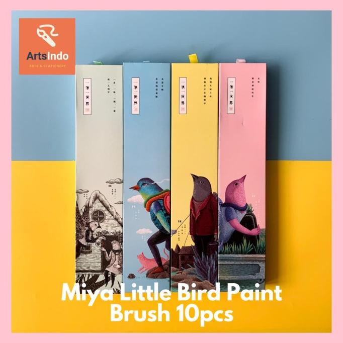

[COD] Miya Little Bird Paint Brush 10pcs TERMURAH Kode 674