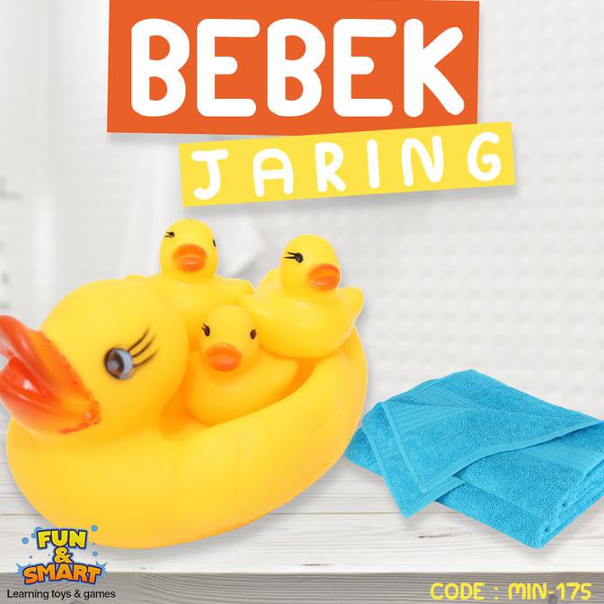  Mainan  Anak Bebek  Jaring Bebek  Mandi Karet Min 175 