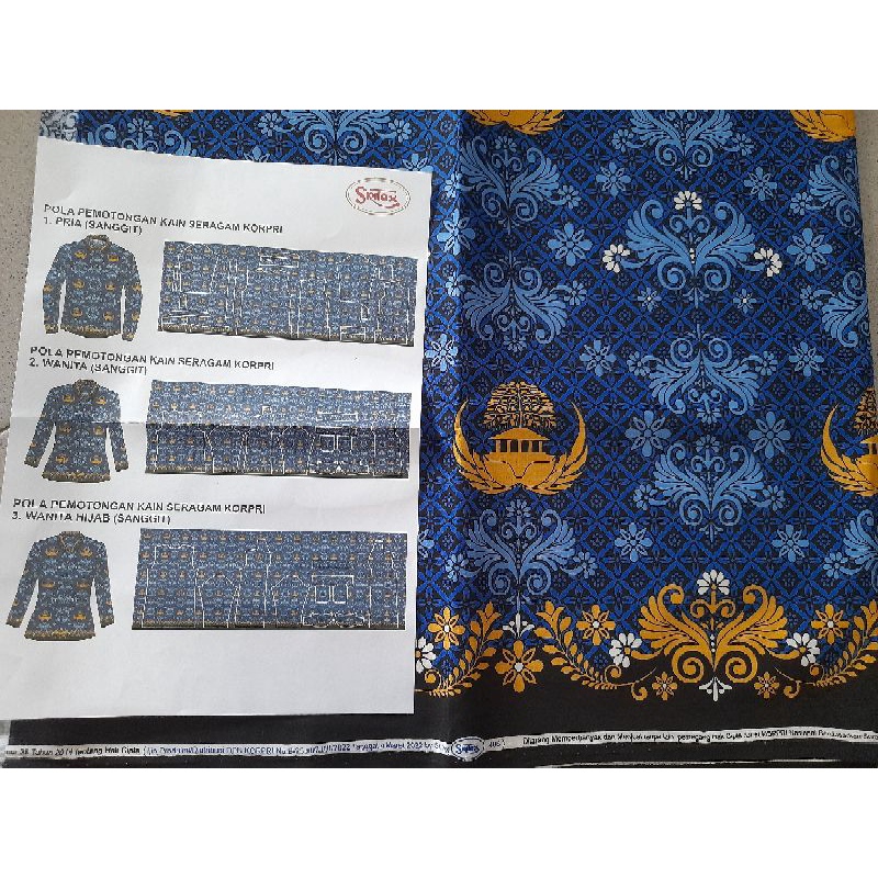 KAIN KORPRI TERBARU 2022 C40s C50s ORI by SRITEX