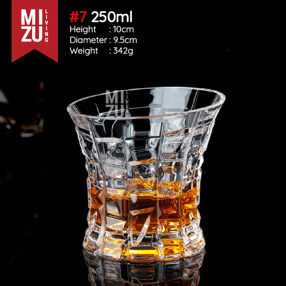 ROMA Whiskey Glass Gelas Kaca Whisky On The Rocks Gelas Air Minum-2