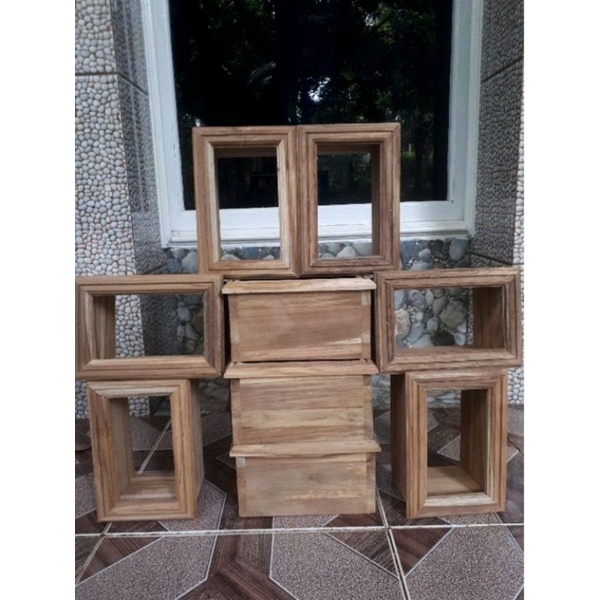 LOSTER KAYU JATI VENTILASI RUMAH 20cmx13cm / VENTILASI UDARA KAYU JATI ASLI
