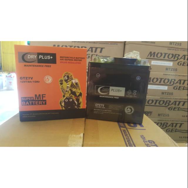 AKI MOTOR KERING NMAX/KLX DRYPLUS+12V7AH | Shopee Indonesia