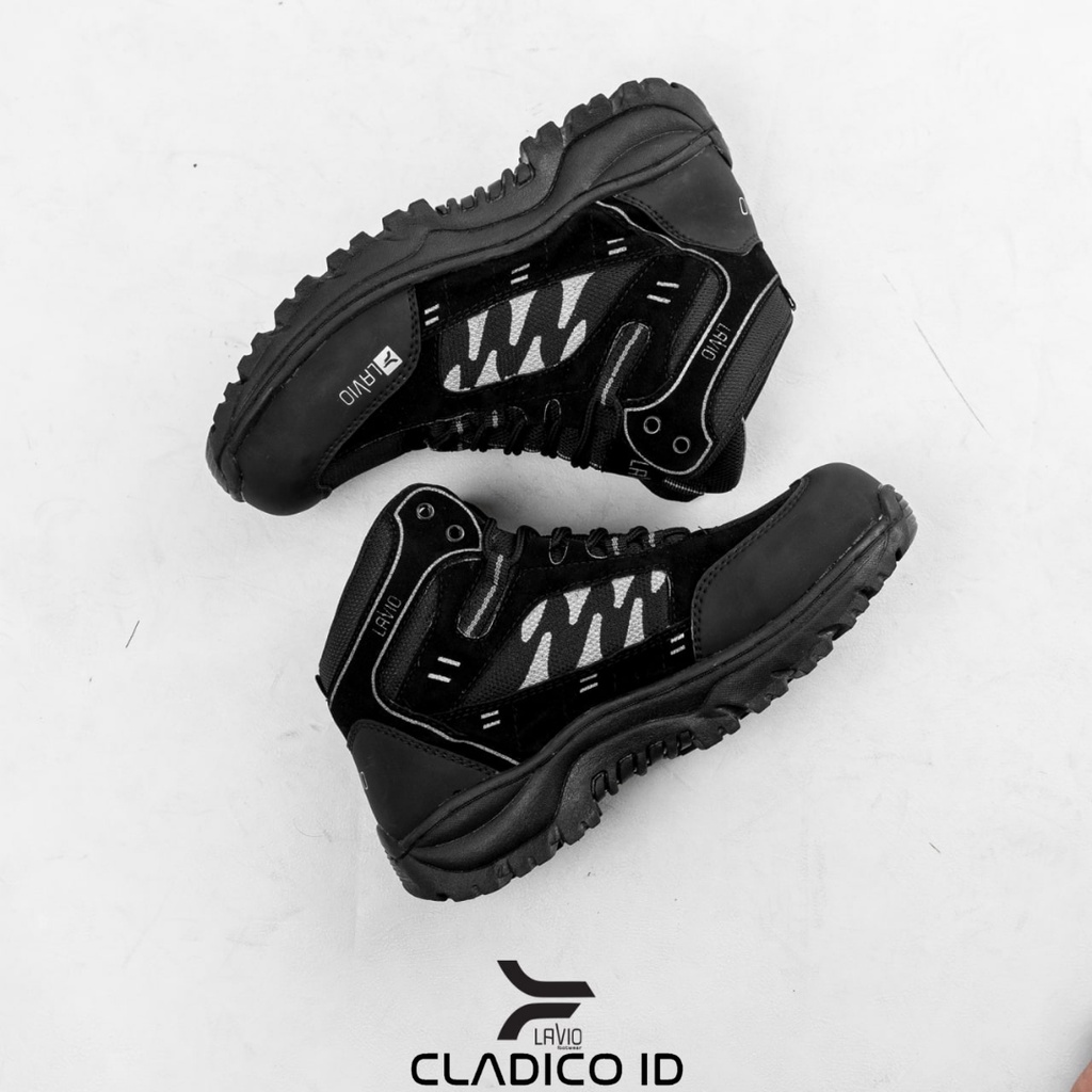 Sepatu Safety Tinggi Pria Wnita Bot Ujung Besi Sol Alas Karet Anti Slip Kerja Lapangan Pabrikan Proyek Karyawan Sefty Shoes Boot Lavio Axel High Quality Premium