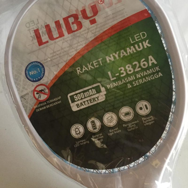 RAKET NYAMUK LED (LUBY) L-3826A