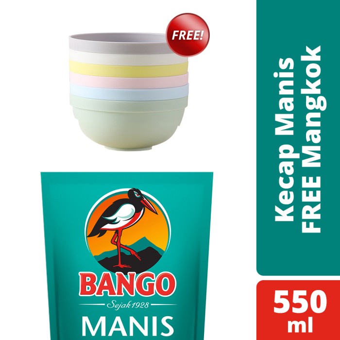 

Fe08774g Bango Kecap Manis Kemasan Pouch Refill 550Ml Free Mangkok F3E1F111