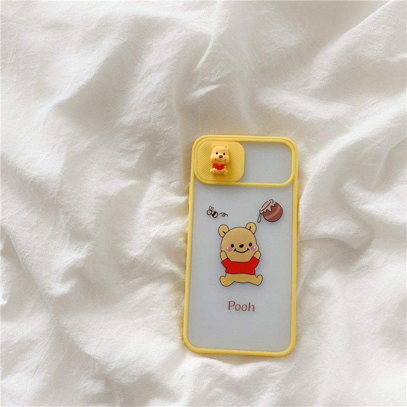 Cute Bear Hard Case Suitable For IPhone 12 Mini 12 12pro 11 11promax Xs Xr Xsmax 7 8plus 6splus 8plus