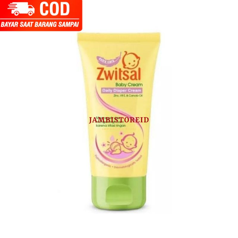 (JAMBISTOREID) JAMBI LANGSUNG KIRIM Daily Diaper Cream Zwitsal Baby Cream Vitamin E Zinc Krim Ruam A