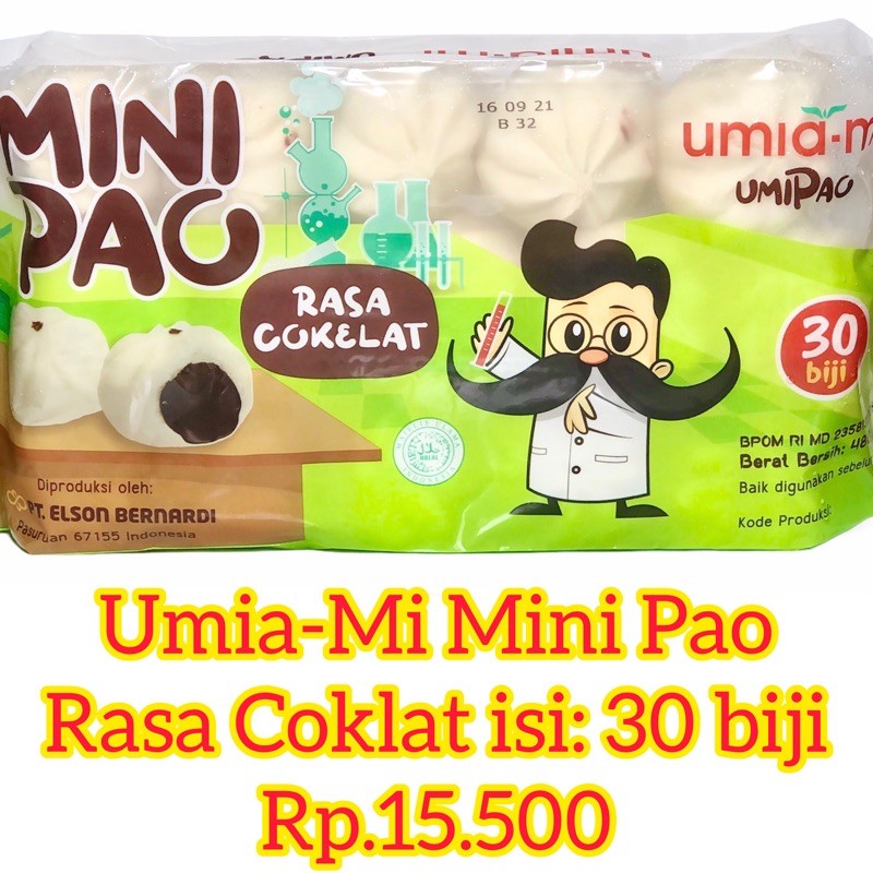 

Umiami Mini Pao Rasa coklat isi 30biji